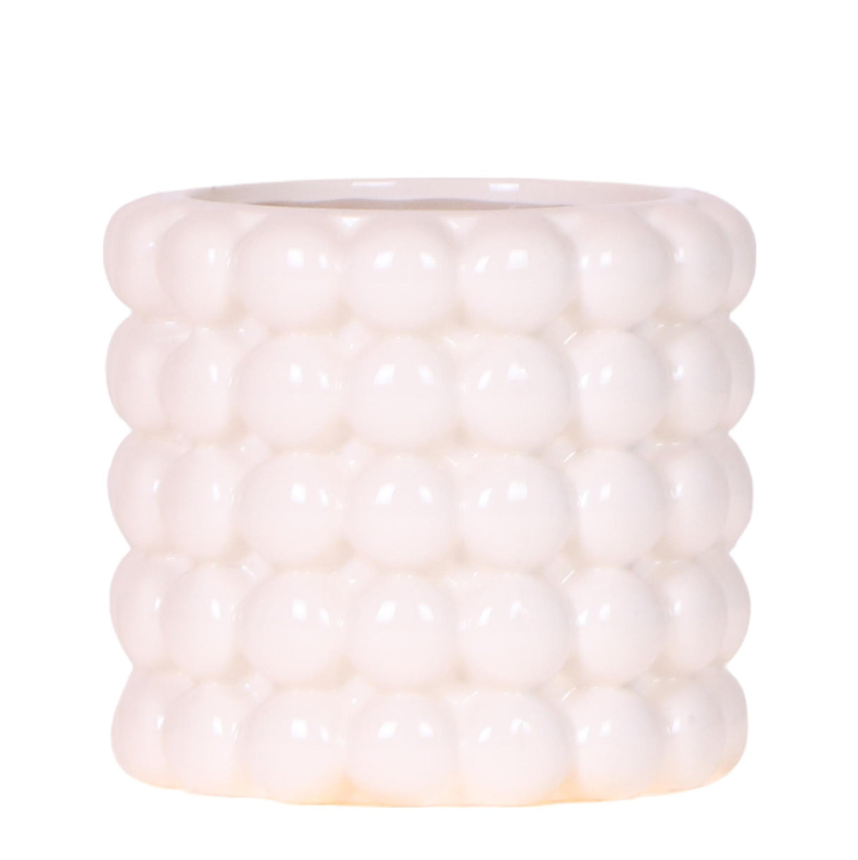 Kolibri Home | Poppy Decorative Pot - White - Ø9cm