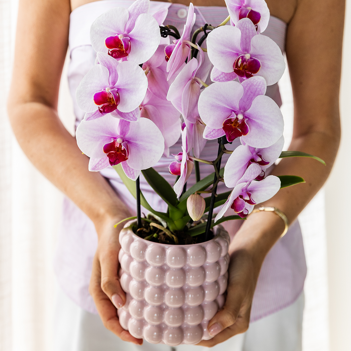 Kolibri Home | Poppy Decorative Pot - Pink - Ø9cm