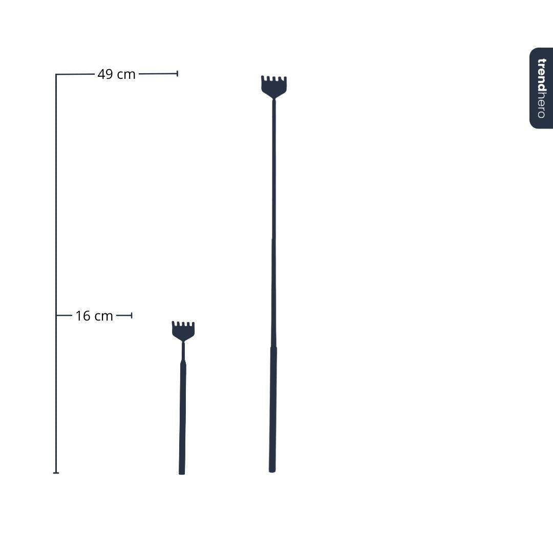 Terrarium Tool - Rake - 16-49 cm - Telescopic - Stainless Steel