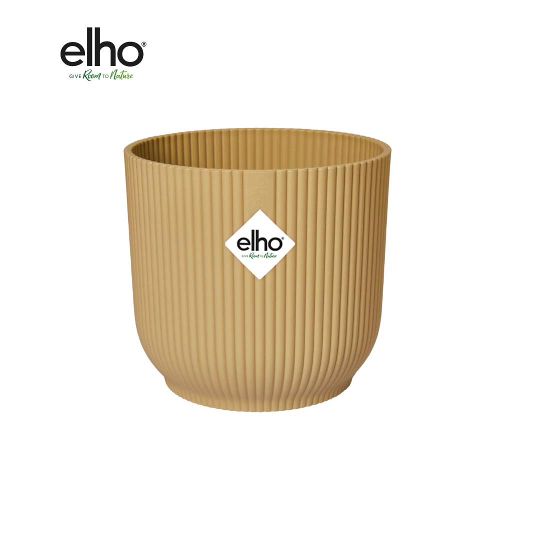 Pot elho Vibes Fold Round yellow - D14 x H13