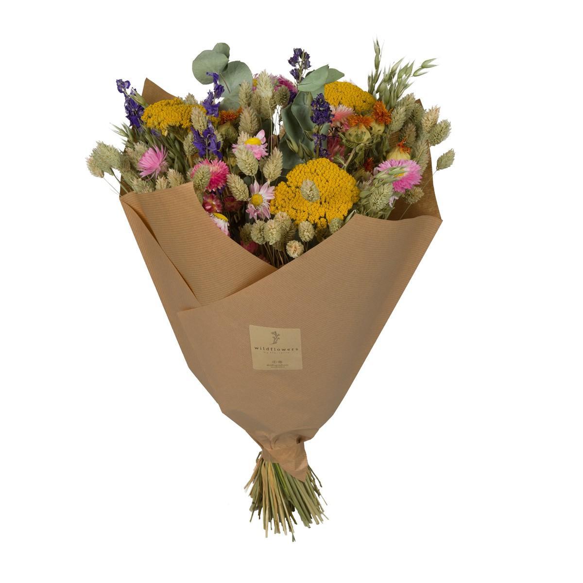 Droogbloemen - Klassisk buket - Multi - 4 bøger - ↕60cm