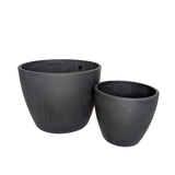 Black and TerraCotta Eco Pots