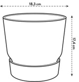Pot elho Greenville Round black - D18 x H17