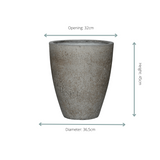 Pot Ben M Dioret Grey - D37 x H45