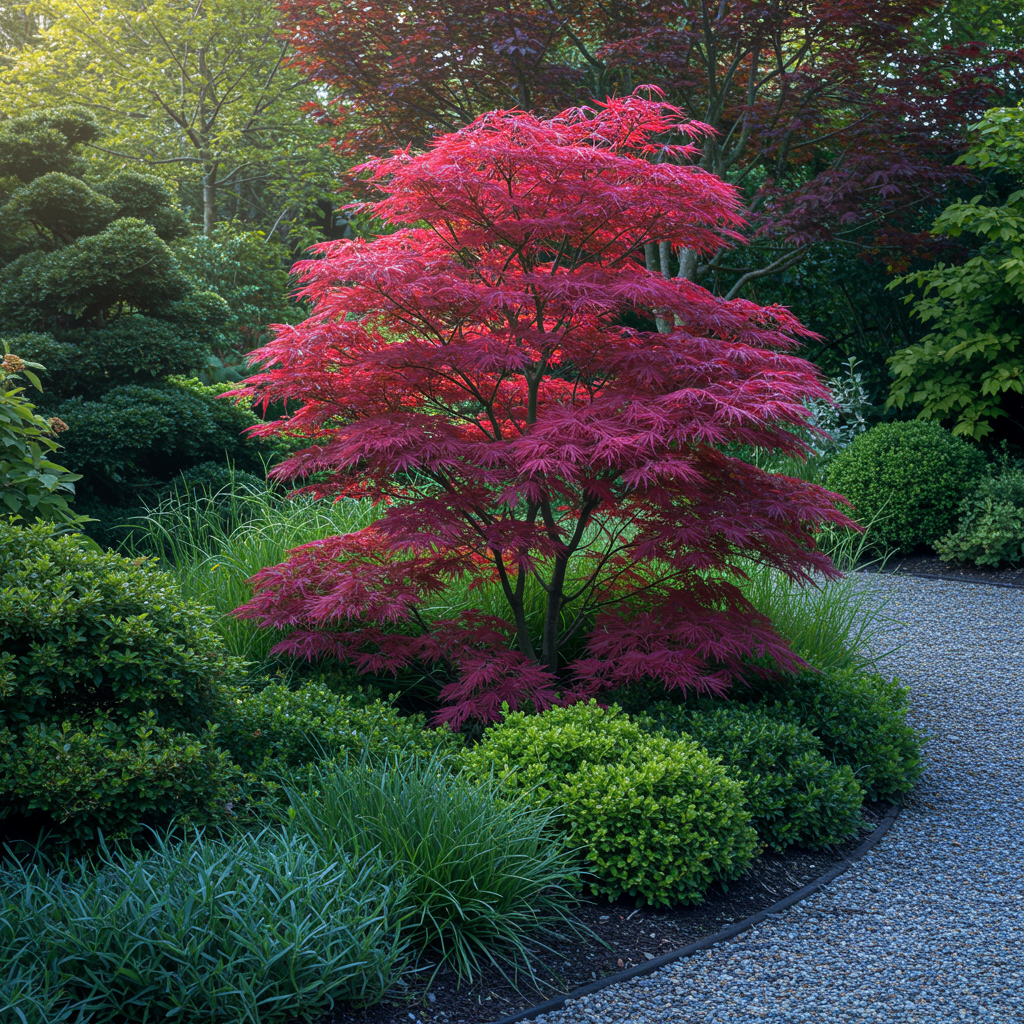 Acer palmatum Atropurpureum x2