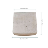 Pot Aniek Cement - D34 x H30