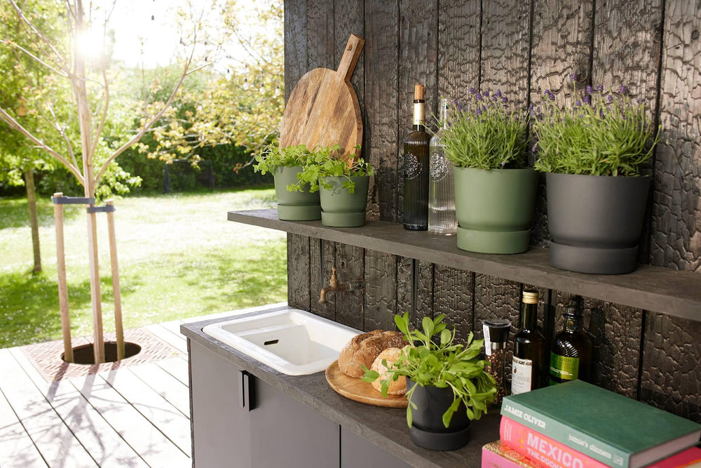 Pot elho Greenville Round green - D14 x H13