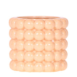 Poppy Decorative Pot - Peach - Ø9cm