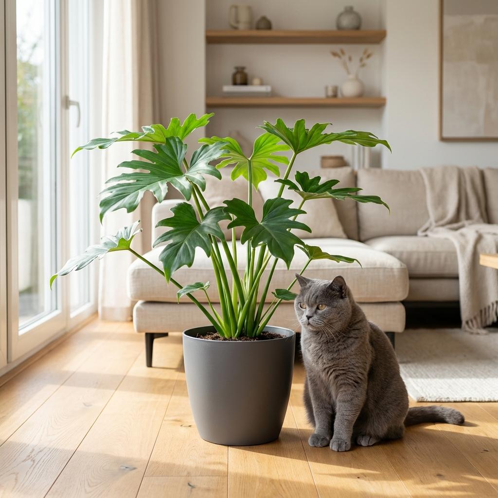 Philodendron - Philodendron Lacerum - Green - Pot 19cm - Height 65cm