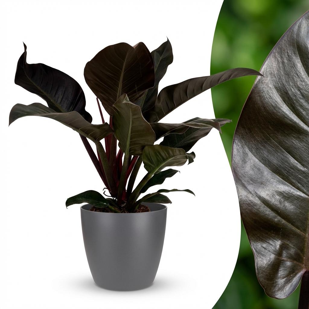Philodendron - Philodendron Imperial Red - Topf 19cm - Höhe 60cm