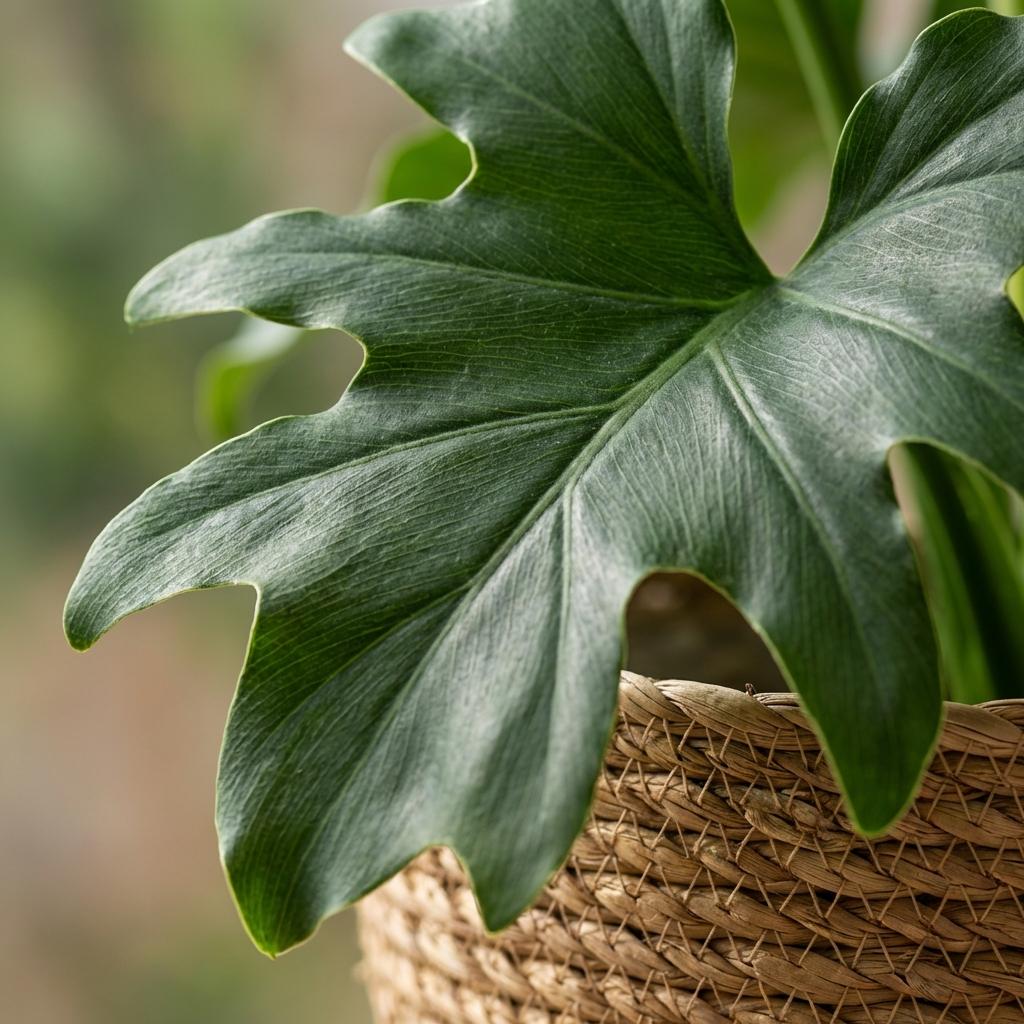 Philodendron - Philodendron Lickety split - Grün - Topf 19cm - Höhe 70cm