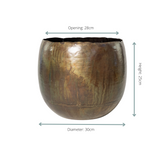 Pot Ellen vintage green - D30 x H25