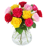 Colorful Roses - letterbox bouquet colorful