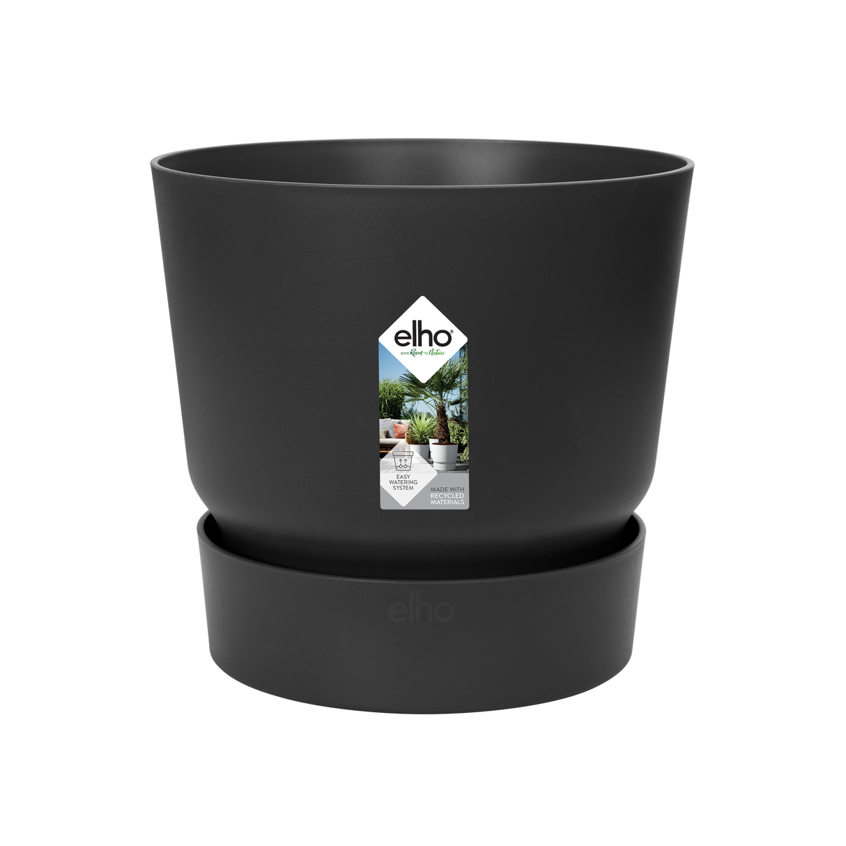 Pot elho Greenville Round black - D14 x H13