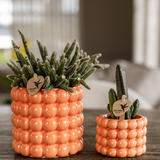 Poppy Decorative Pot - Orange - Ø6cm