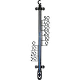 Hendrik Jan - Buitenthermometer - Kunststof zwart 26 cm