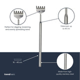 Terrarium Tool - Rake - 16-49 cm - Telescopic - Stainless Steel