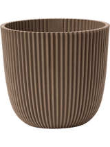 Capi Pot Nature Groove Made With Warm Taupe  - D22cm
