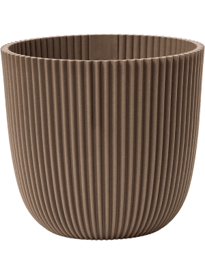 Capi Pot Nature Groove Made With Warm Taupe  - D25cm