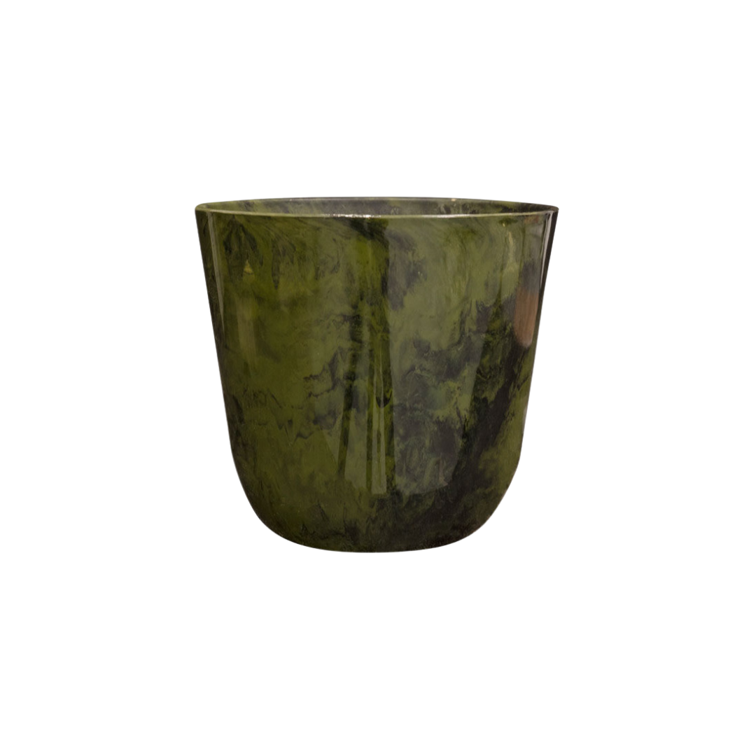 Pot Palermo marble groen D27 x H25