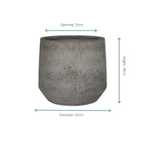 Pot Harith M Dioriet Grey - D42 x H38