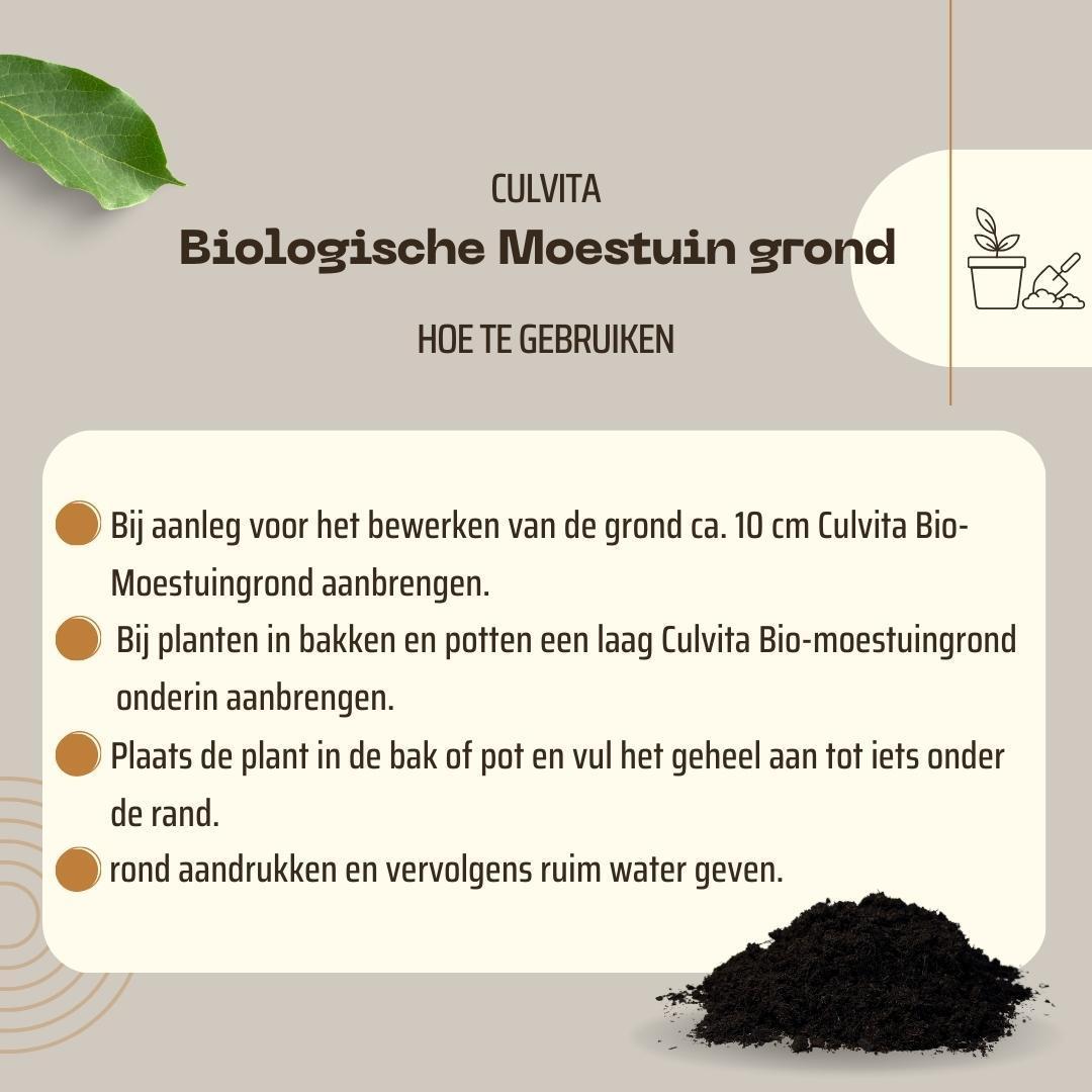 Culvita - Organic vegetable soil 40 litre - including 100 days nutrition - ideal for Urban Farming
