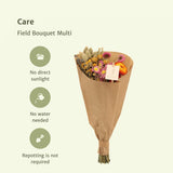 Field Bouquet Multi - Droogboeket - 35cm - Ø15 - 12x